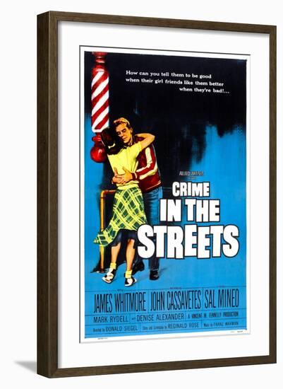 Crime in the Streets-null-Framed Art Print