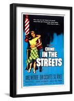 Crime in the Streets-null-Framed Art Print