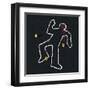 Crime Scene Illustration-pashabo-Framed Art Print