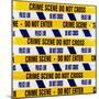 Crime Scene Tape-Kevin Curtis-Mounted Premium Photographic Print
