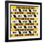 Crime Scene Tape-Kevin Curtis-Framed Photographic Print