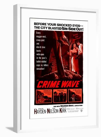 Crime Wave-null-Framed Art Print