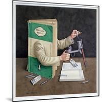 Crime Writer, 2003-Jonathan Wolstenholme-Mounted Giclee Print