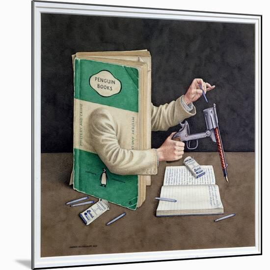 Crime Writer, 2003-Jonathan Wolstenholme-Mounted Giclee Print