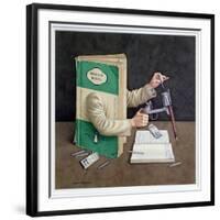 Crime Writer, 2003-Jonathan Wolstenholme-Framed Giclee Print