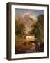 Crimean Landscape, Russian Painting of 19th Century-Fyodor Vasil'yev-Framed Giclee Print