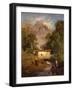 Crimean Landscape, Russian Painting of 19th Century-Fyodor Vasil'yev-Framed Giclee Print