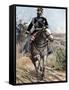 Crimean War: King Vittorio Emanuele (Victor-Emmanuel) II (1820-1878) Reviews His Troops Destined Fo-Tancredi Scarpelli-Framed Stretched Canvas
