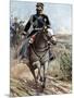 Crimean War: King Vittorio Emanuele (Victor-Emmanuel) II (1820-1878) Reviews His Troops Destined Fo-Tancredi Scarpelli-Mounted Giclee Print