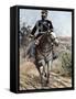 Crimean War: King Vittorio Emanuele (Victor-Emmanuel) II (1820-1878) Reviews His Troops Destined Fo-Tancredi Scarpelli-Framed Stretched Canvas