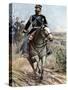 Crimean War: King Vittorio Emanuele (Victor-Emmanuel) II (1820-1878) Reviews His Troops Destined Fo-Tancredi Scarpelli-Stretched Canvas