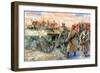 Crimean War: Russian Artillery Lord of the Battle of Balaklava on 25/10/1854 - Crimean War: Russian-Giuseppe Rava-Framed Giclee Print