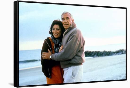 Crimes and delits CRIMES AND MISDEMEANORS, 1989 by WOODY ALLEN with Anjelica Huston and Martin Land-null-Framed Stretched Canvas