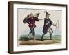 Criminal in Wooden Stocks Being Led Through Streets-Auguste Wahlen-Framed Giclee Print