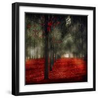 Crimson 12-Tracey Telik-Framed Art Print