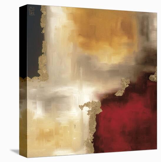 Crimson Accent I-Laurie Maitland-Stretched Canvas