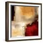 Crimson Accent I-Laurie Maitland-Framed Premium Giclee Print