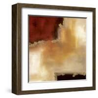 Crimson Accent II-Laurie Maitland-Framed Giclee Print