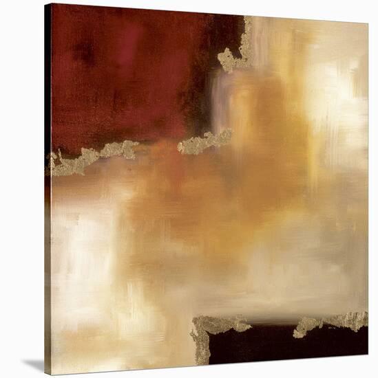 Crimson Accent II-Laurie Maitland-Stretched Canvas