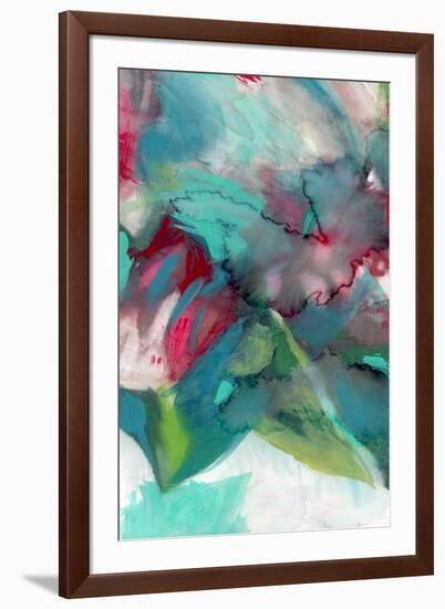 Crimson Bond III-null-Framed Art Print