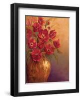 Crimson & Brass I-Linda Wacaster-Framed Art Print