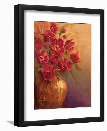 Crimson & Brass I-Linda Wacaster-Framed Art Print