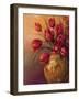 Crimson & Brass II-Linda Wacaster-Framed Art Print