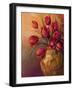 Crimson & Brass II-Linda Wacaster-Framed Art Print