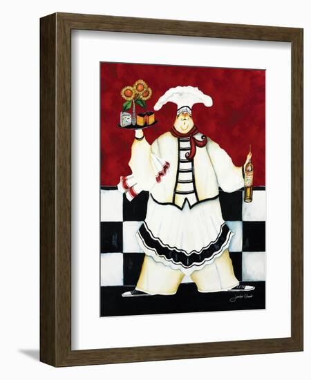 Crimson Chef I-Jennifer Garant-Framed Giclee Print