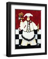 Crimson Chef I-Jennifer Garant-Framed Giclee Print