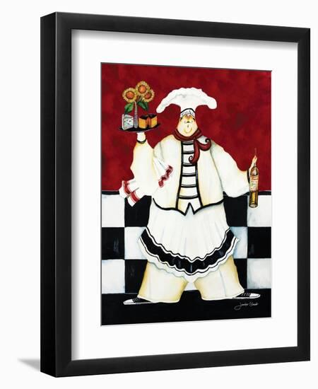 Crimson Chef I-Jennifer Garant-Framed Giclee Print