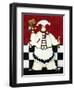 Crimson Chef I-Jennifer Garant-Framed Giclee Print