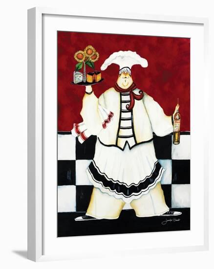 Crimson Chef I-Jennifer Garant-Framed Giclee Print