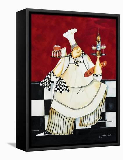 Crimson Chef II-Jennifer Garant-Framed Stretched Canvas