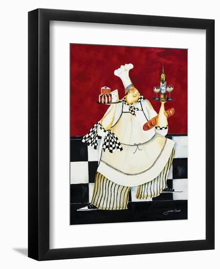 Crimson Chef II-Jennifer Garant-Framed Premium Giclee Print