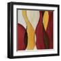 Crimson Coalescence I-Lanie Loreth-Framed Art Print