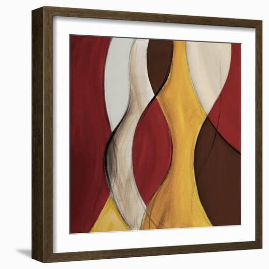 Crimson Coalescence II-Lanie Loreth-Framed Art Print