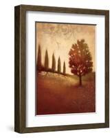 Crimson Dawn-Edward Raymes-Framed Art Print