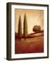 Crimson Dusk-Edward Raymes-Framed Art Print