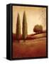 Crimson Dusk-Edward Raymes-Framed Stretched Canvas