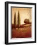 Crimson Dusk-Edward Raymes-Framed Art Print