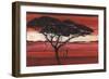 Crimson Earth II-Julia Hawkins-Framed Premium Giclee Print