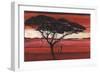 Crimson Earth II-Julia Hawkins-Framed Premium Giclee Print