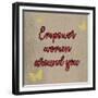 Crimson Empower Women-Marcus Prime-Framed Premium Giclee Print