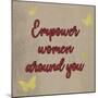 Crimson Empower Women-Marcus Prime-Mounted Premium Giclee Print