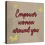 Crimson Empower Women-Marcus Prime-Stretched Canvas