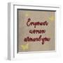 Crimson Empower Women-Marcus Prime-Framed Art Print