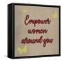 Crimson Empower Women-Marcus Prime-Framed Stretched Canvas