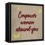 Crimson Empower Women-Marcus Prime-Framed Stretched Canvas