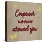 Crimson Empower Women-Marcus Prime-Stretched Canvas